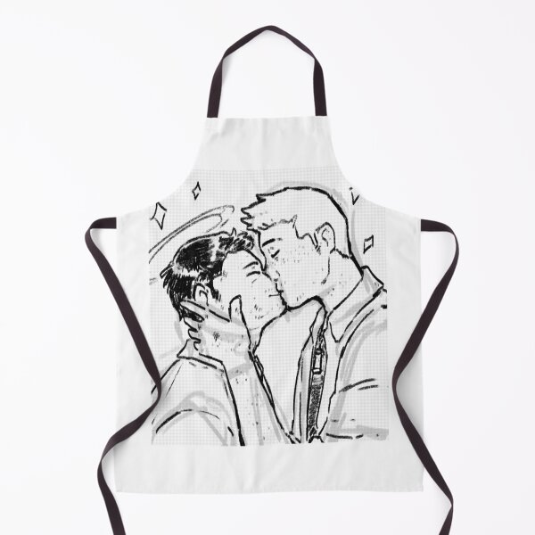 Item preview, Destiel sweet kiss (lineart) designed and sold by Melle-OtterWise.