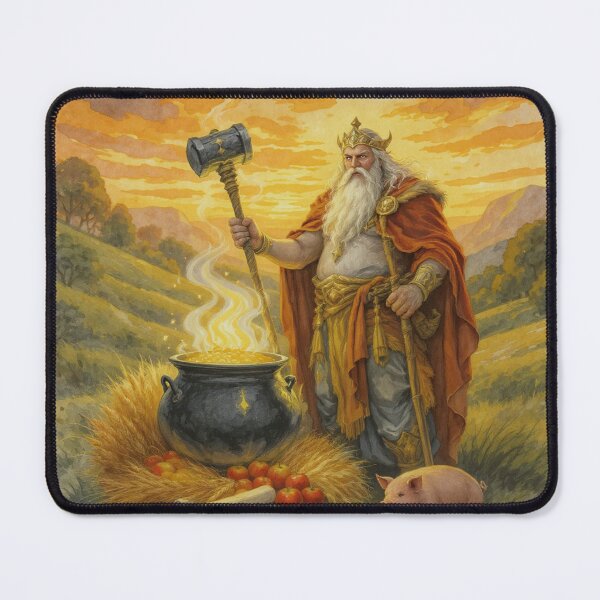 Item preview, The Dagda and his cauldron designed and sold by jefboutique6150.