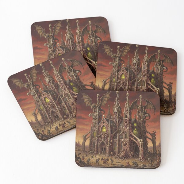 Item preview, Flesh Cathedral Nightmare after Hieronymus Bosch and Pieter Bruegel designed and sold by Vintage Designs +.
