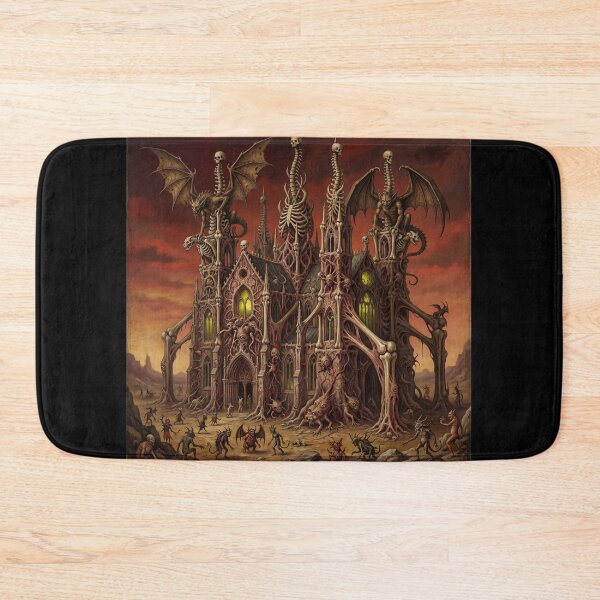 Item preview, Flesh Cathedral Nightmare after Hieronymus Bosch and Pieter Bruegel designed and sold by Vintage Designs +.