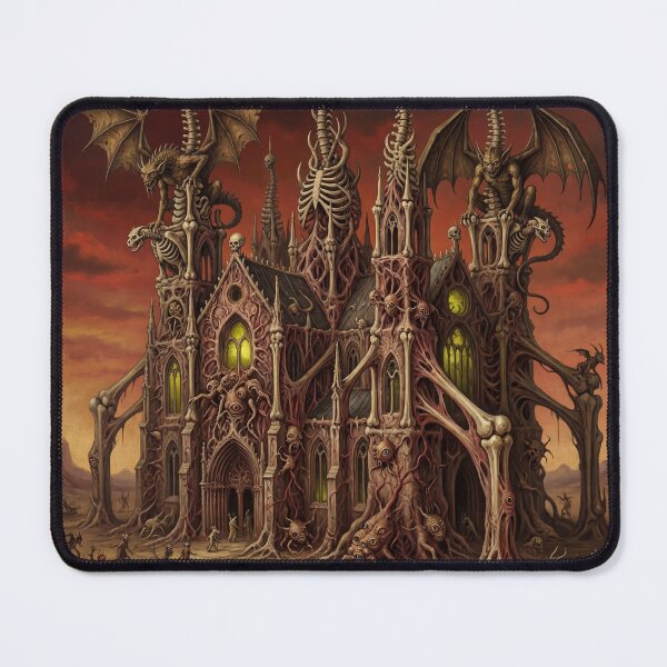 Item preview, Flesh Cathedral Nightmare after Hieronymus Bosch and Pieter Bruegel designed and sold by Vintage Designs +.