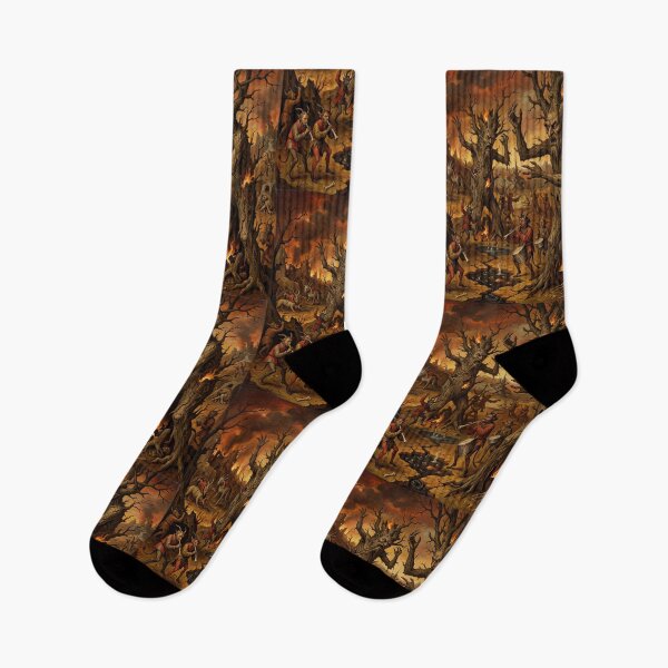 Item preview, Tree Demon Hellscape after Hieronymus Bosch and Pieter Bruegel designed and sold by Vintage Designs +.