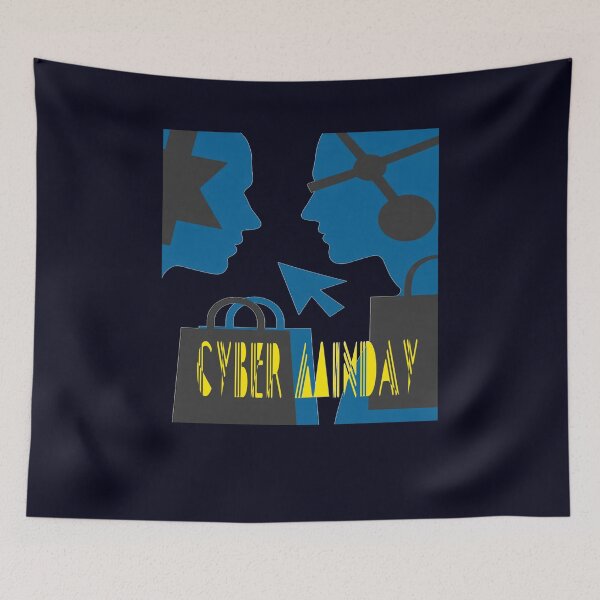 Item preview, Cyber Monday vector graphic art designed and sold by  Mudikeys.