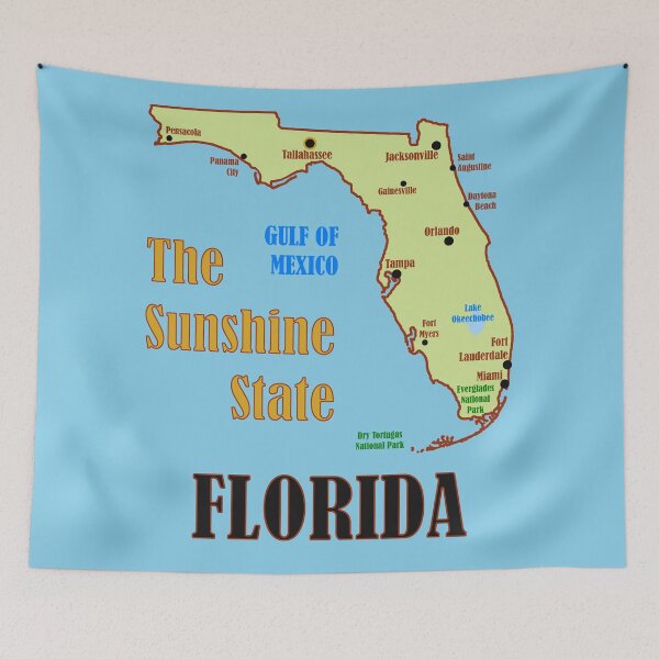 Item preview, Florida State Map designed and sold by Beery.