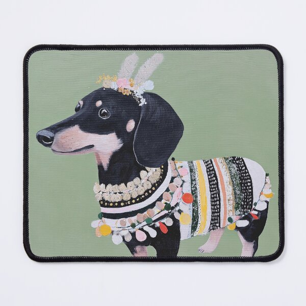Item preview, Decorative Dachshund in Colorful Attire designed and sold by lautir.