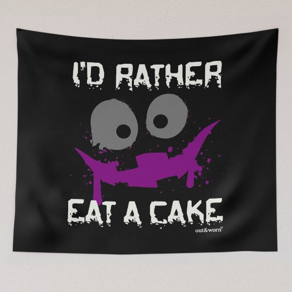Item preview, I’d Rather Eat A Cake - Asexual Design designed and sold by outandworn.