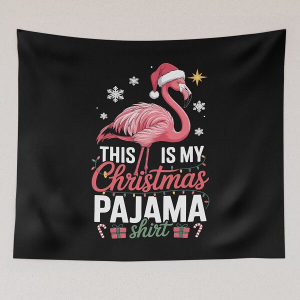 Item preview, This Is My Christmas Pajama Flamingo Lover Xmas Lights  designed and sold by THagBlue.