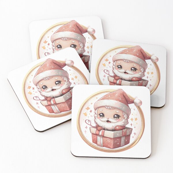 Item preview, Golden Gift Chibi Santa – Xmas Gift Sticker designed and sold by Imaginarium of Chaos falcon88 .