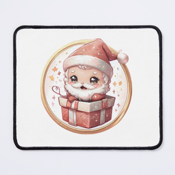 Item preview, Golden Gift Chibi Santa – Xmas Gift Sticker designed and sold by Imaginarium of Chaos falcon88 .