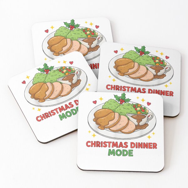 Item preview, Christmas Dinner Vibes Cartoon Plate Tee - Festive Turkey & Veggies designed and sold by ZyxDes.