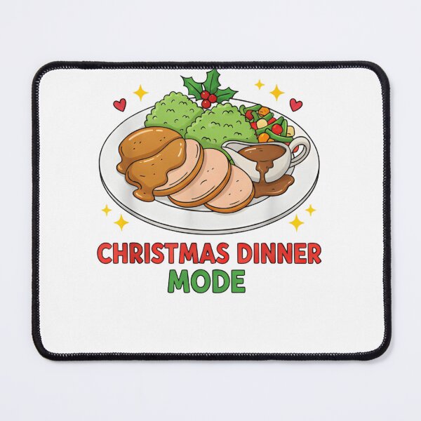 Item preview, Christmas Dinner Vibes Cartoon Plate Tee - Festive Turkey & Veggies designed and sold by ZyxDes.