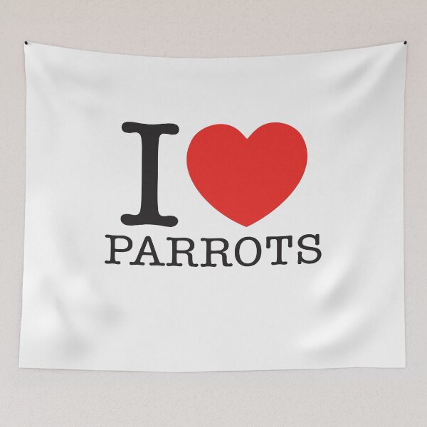 Item preview, I Love Parrots designed and sold by shitpostee.