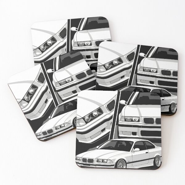 Item preview, ThirtySIx White 90s Euro Coupe designed and sold by mkcustomstudio.