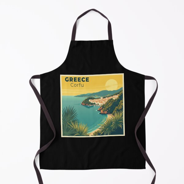 Item preview, A Nostalgic Classic Travel Poster – Greece Corfu designed and sold by Blok45.