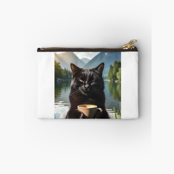 Item preview, The Black Cat’s Alpine Coffee Break designed and sold by deboroh.