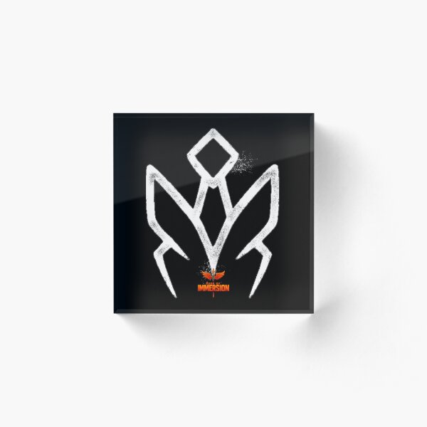 Mantis Insignia Book of Immersion Art by iServalan  Acrylic Block