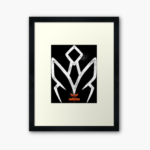 Mantis Insignia Book of Immersion Art by iServalan  Framed Art Print