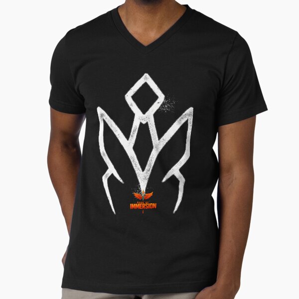 Mantis Insignia Book of Immersion Art by iServalan V-Neck T-Shirt