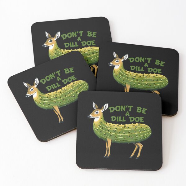 Item preview, Cute A Dill Doe Pickle Funny Humor Nature Deer Animal Love designed and sold by FloraVenita.