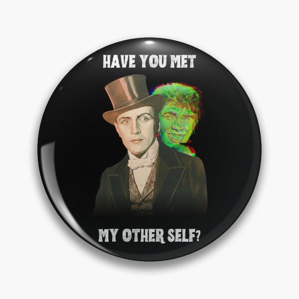 Item preview, HAVE YOU MET MY OTHER SELF? Dual Personality Art | Gothic Horror Glitch designed and sold by Thorn & Ember.