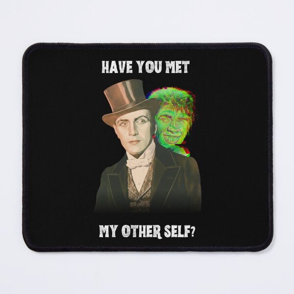 Item preview, HAVE YOU MET MY OTHER SELF? Dual Personality Art | Gothic Horror Glitch designed and sold by Thorn & Ember.