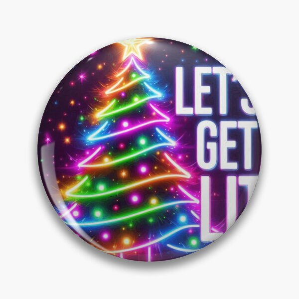 Item preview, Let’s Get Lit Neon Christmas Tree designed and sold by YAM716.