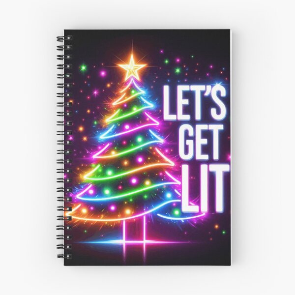 Item preview, Let’s Get Lit Neon Christmas Tree designed and sold by YAM716.