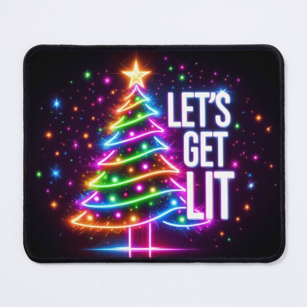 Item preview, Let’s Get Lit Neon Christmas Tree designed and sold by YAM716.