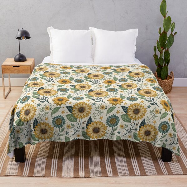 Item preview, Sunflowers Scatter designed and sold by Shuga-Design.