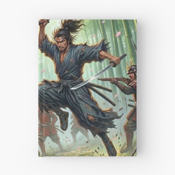 Item preview, Miyamoto Musashi — Wrath of the Twin Blades in the Sakura Wilds  (森の灯りシリーズ / Mori no Akari Series) designed and sold by Mori-no-Akari.