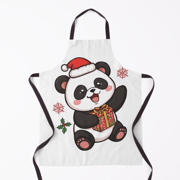 Item preview, Kawaii Christmas Panda | Cute Chibi Santa Bear | Festive Holiday designed and sold by Bada-stickers.