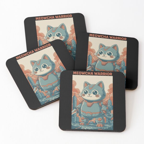 Item preview, Meowcha Warrior – Cat Samurai designed and sold by dudelinart.