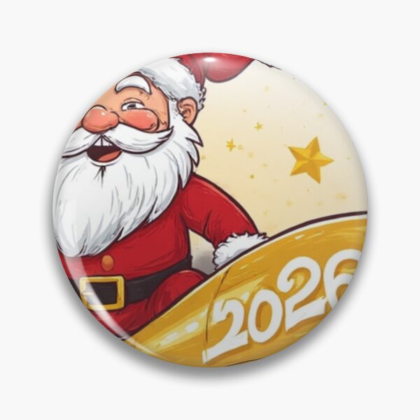 Item preview, Santa’s 2026 Rocket – New Year Blast Off designed and sold by YAM716.