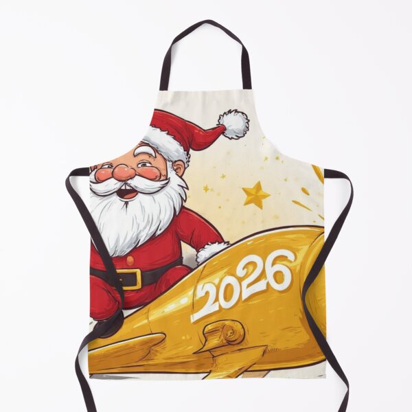 Item preview, Santa’s 2026 Rocket – New Year Blast Off designed and sold by YAM716.