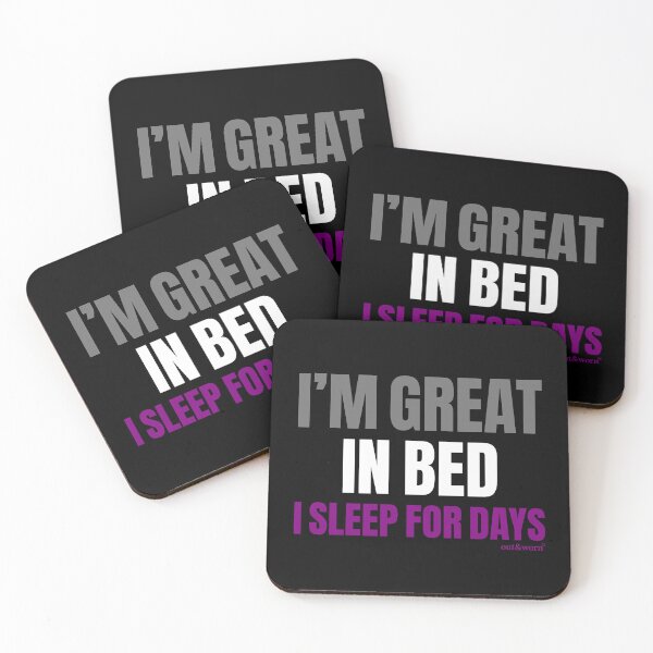 Item preview, I’m Great In Bed/I Sleep For Days - Asexual Design designed and sold by outandworn.