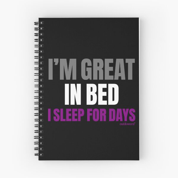 Item preview, I’m Great In Bed/I Sleep For Days - Asexual Design designed and sold by outandworn.