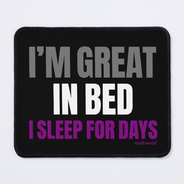 Item preview, I’m Great In Bed/I Sleep For Days - Asexual Design designed and sold by outandworn.