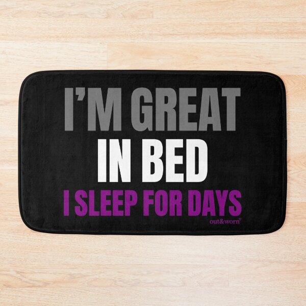 Item preview, I’m Great In Bed/I Sleep For Days - Asexual Design designed and sold by outandworn.