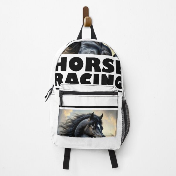 Item preview, Majestic Black Horse Racing Artwork designed and sold by Lamassatshop.