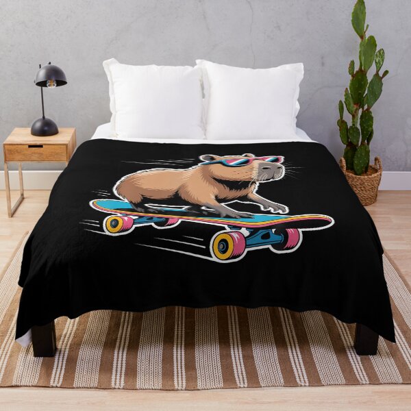 Item preview, Cool Capybara On Skateboard Meme designed and sold by LeanneSandra.