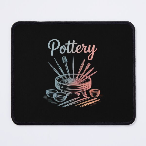 Item preview, Unique Pottery Black Unisex Adults Modern Pottery Themed designed and sold by RuthGAArt.