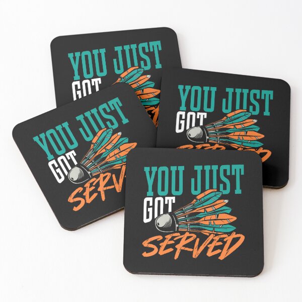 Item preview, You Just Got Served Badminton designed and sold by JacquelineEnri.