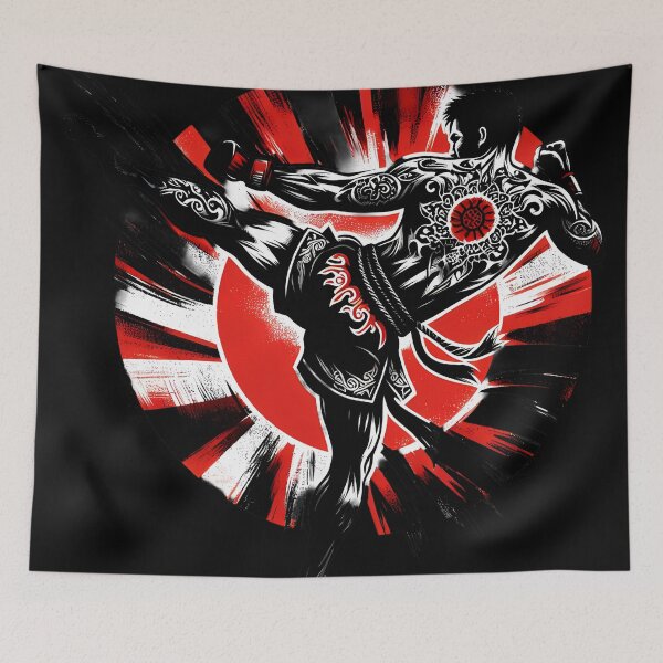 Item preview, Thailand Kickboxing Warrior Traditional Tattoo designed and sold by oynipshop.