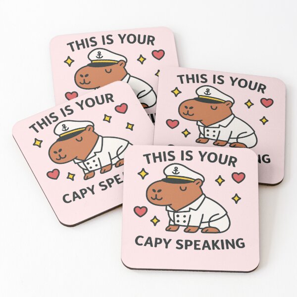 Item preview, Copy of This Is Your Capy Speaking- Ship Captain  designed and sold by Lotus Love Tarot.