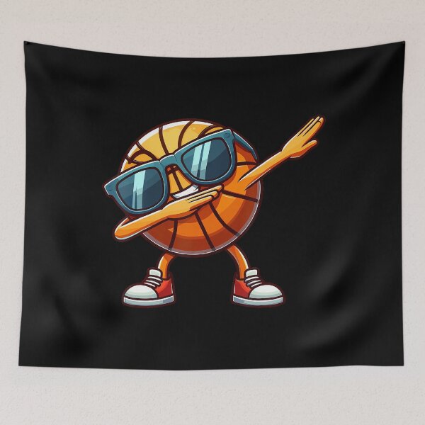 Item preview, Dabbing Basketball Ball Kids Boys Men Funny Basketball designed and sold by ElizabethVivan.