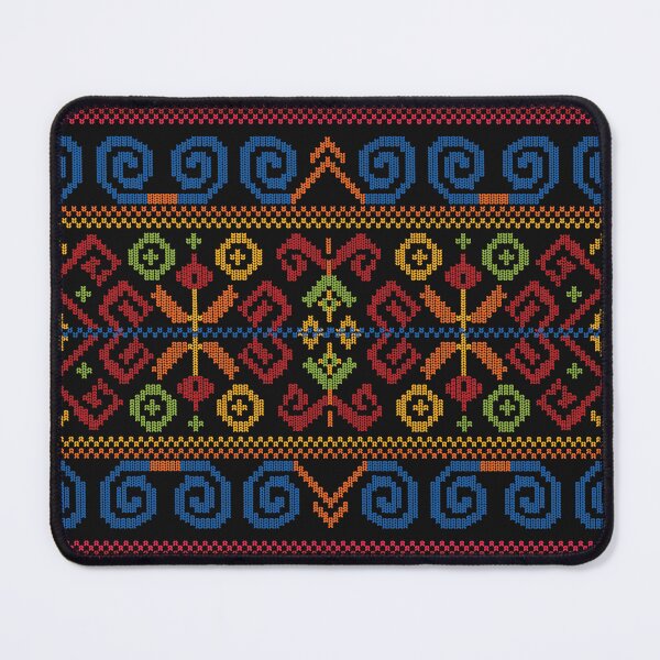 Item preview, Hmong Ethnic Folk Border Pattern Swirl Geometric Cross Stitch designed and sold by SGStudio_Thailand.