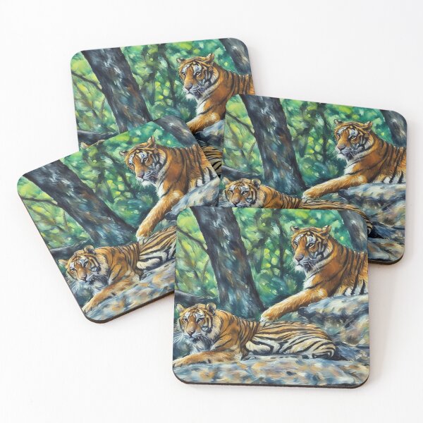 Item preview, Pair of Tigers designed and sold by tomorrowsart.