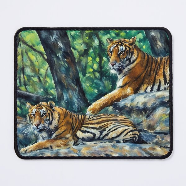 Item preview, Pair of Tigers designed and sold by tomorrowsart.