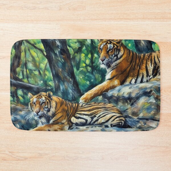 Item preview, Pair of Tigers designed and sold by tomorrowsart.