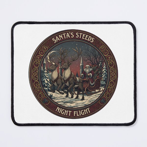 Item preview, Gift-Bringer Night Flight Badge designed and sold by ReykorShop.